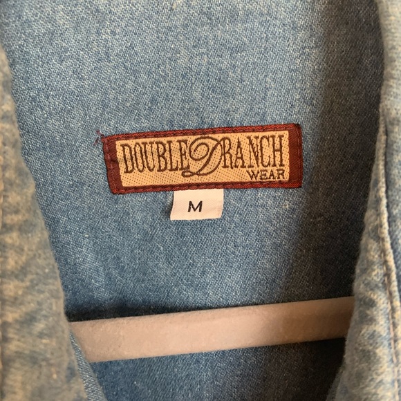 COPY - Double D Ranch Wear beaded jean jacket - Picture 3 of 5